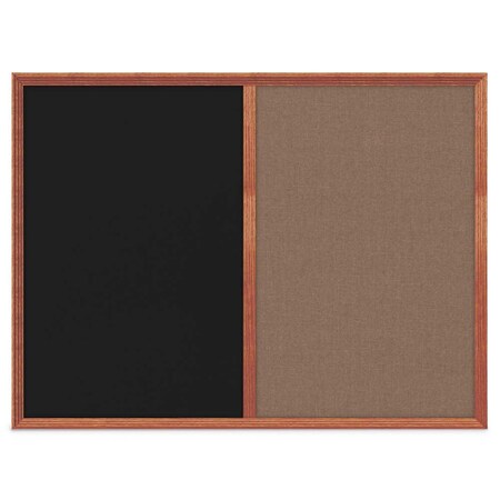 United Visual Products Slim Style Indoor Enclosed Corkboard, 12 UV500SCH-GOLD-AMETHY